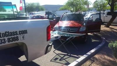 2010 Mercedes CLK350 Windshield Replacement in Mesa